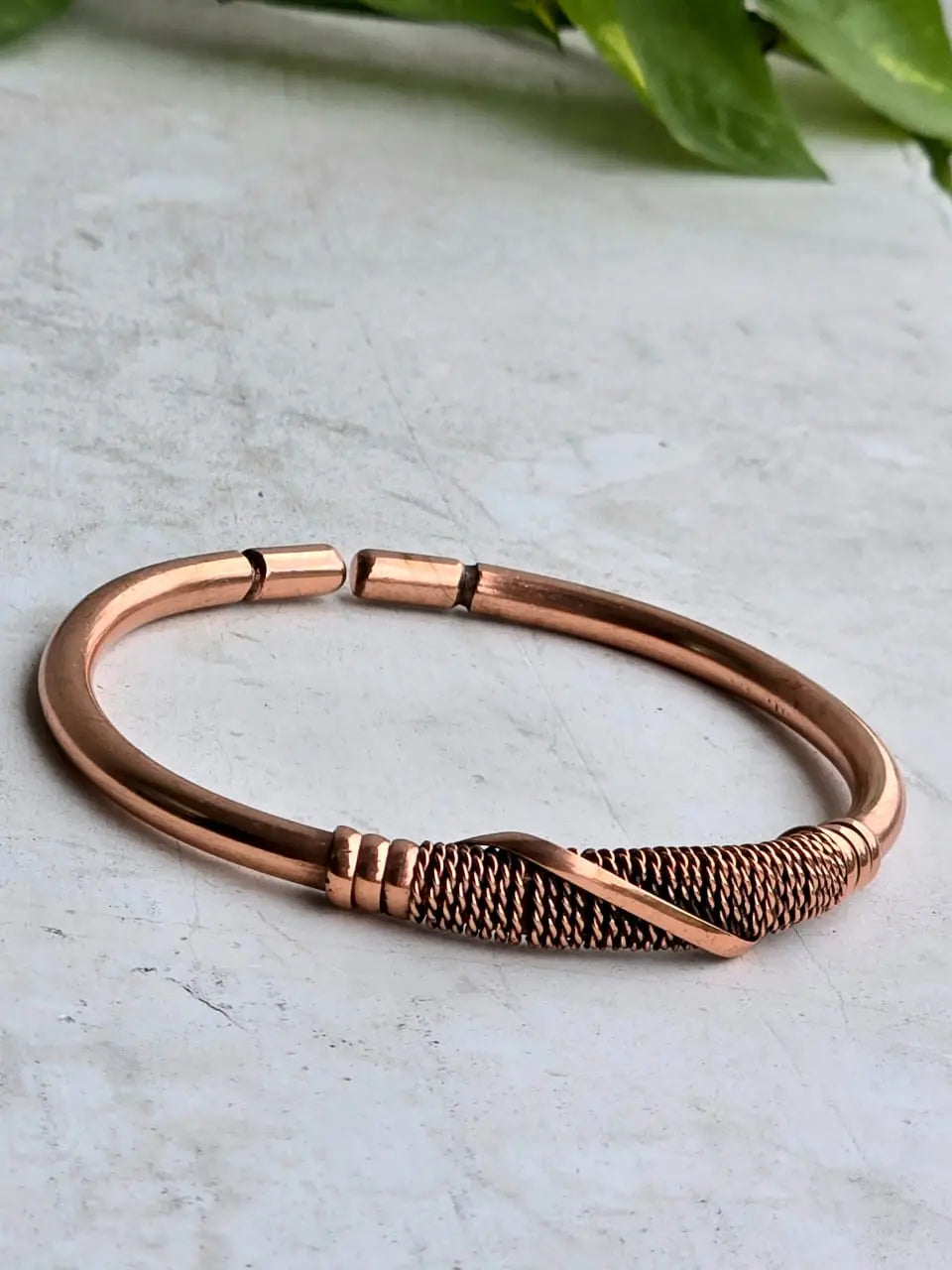 AFRICAN Pure Copper Bracelet - Handcrafted Textured Design for Unique Style and Durability