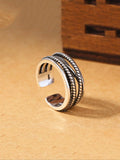 Boho Style Adjustable Open Thumb Ring for Women, Court Style Jewelry, Multi-Layer Braided Dainty Stacking Ring, All-Season Gift Idea, Fashion Ring, Everyday Ring, Stackable Thumb Rings