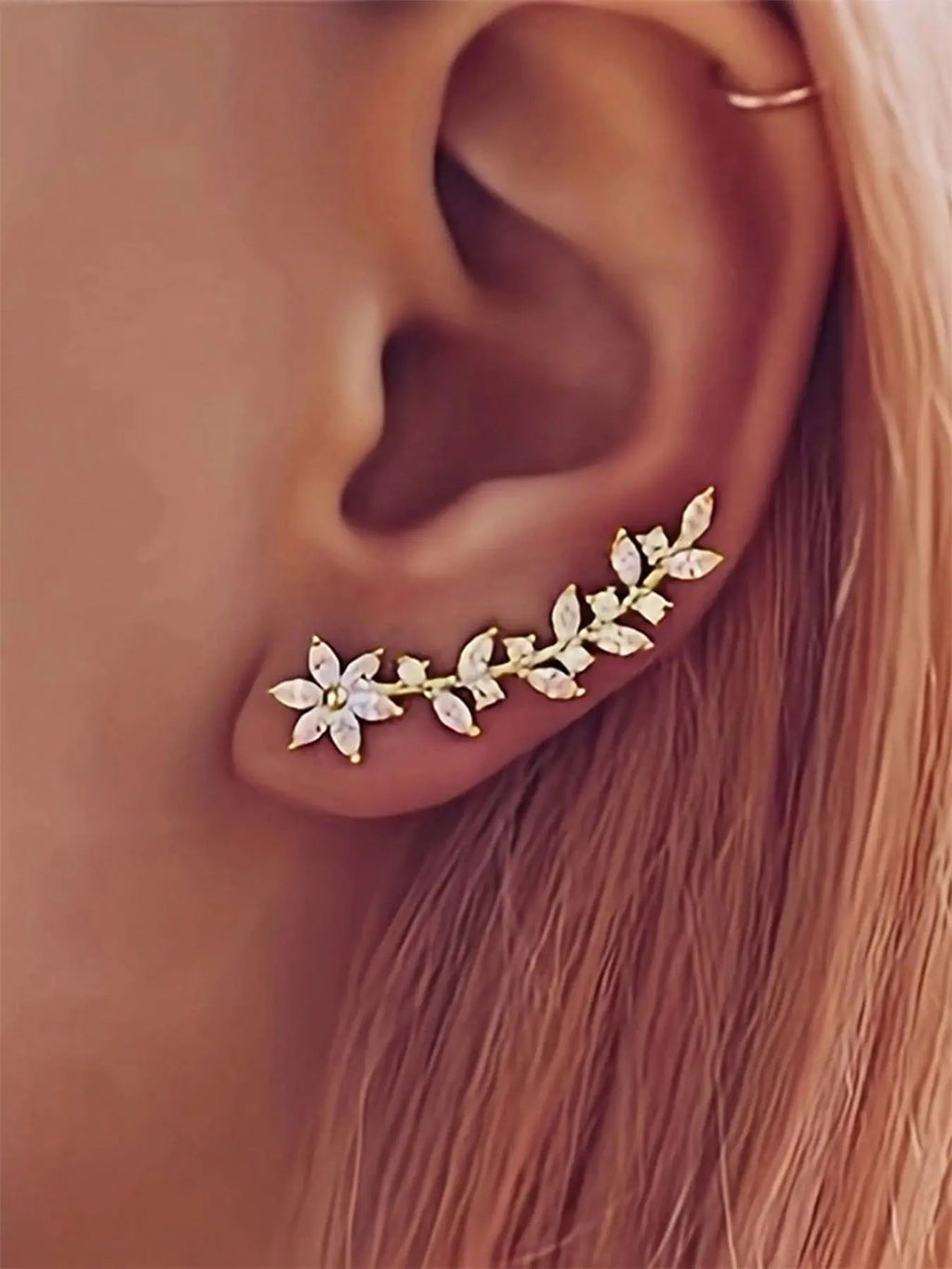 1 Pair Charm Cubic Zirconia Stud Earrings For Women Cute Earrings For Party Engagement Anniversary Jewelry Valentine's Day Gift Good Earrings