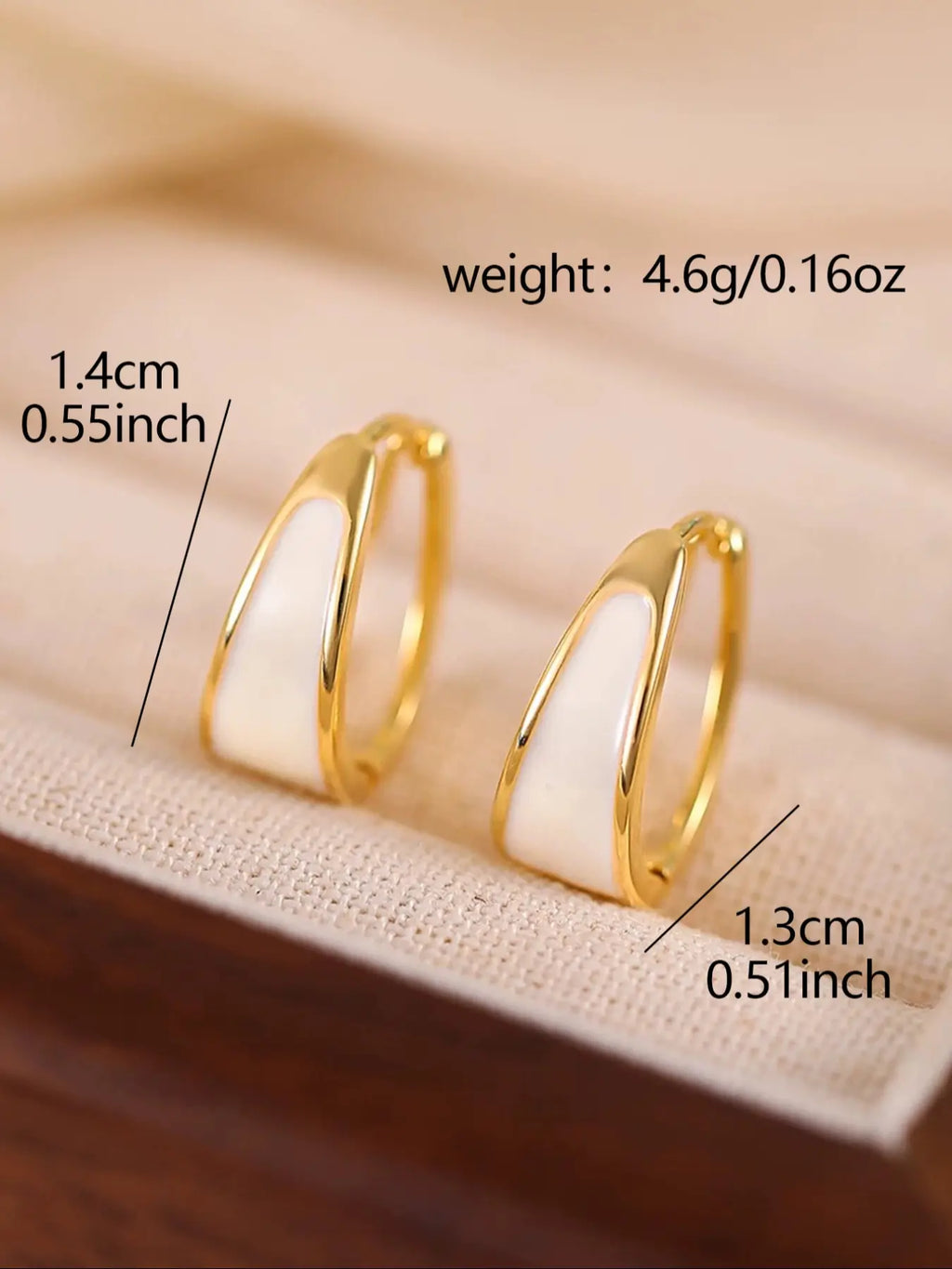 Elegant Geometric Fashion Earrings for Women, Small Size, Perfect for Parties & Daily Wear, Simple Luxury Design, Minimalist Hoop Earrings, Fashionable Jewelry Accessories, Ear Hoops