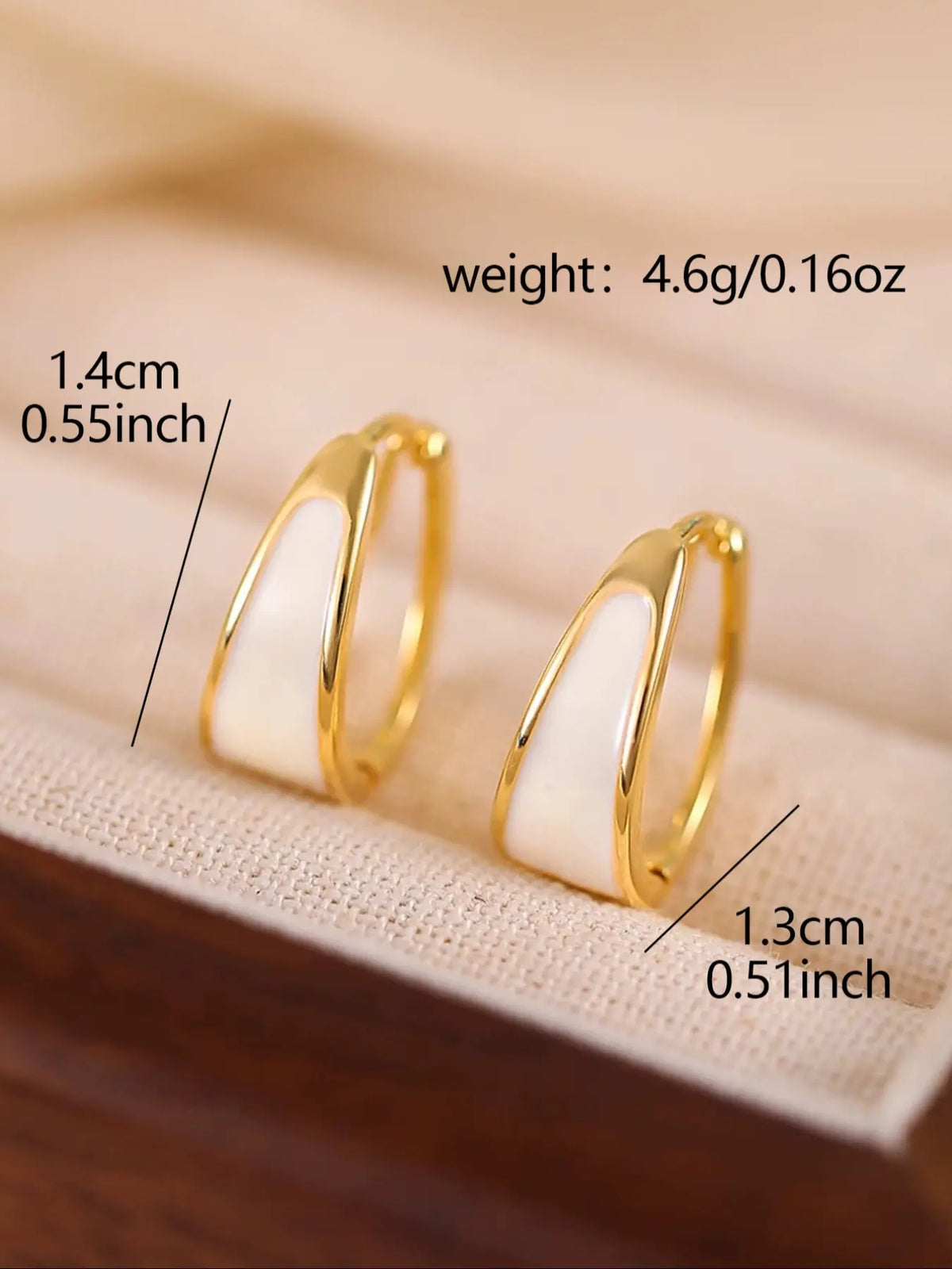 Elegant Geometric Fashion Earrings for Women, Small Size, Perfect for Parties & Daily Wear, Simple Luxury Design, Minimalist Hoop Earrings, Fashionable Jewelry Accessories, Ear Hoops