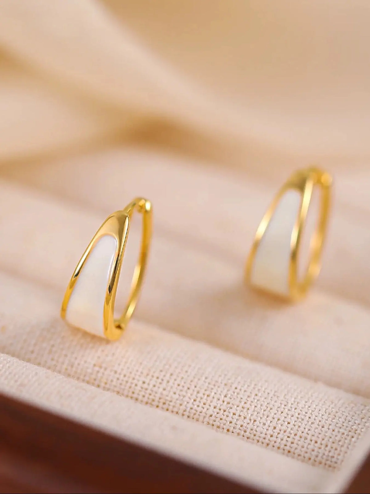 Elegant Geometric Fashion Earrings for Women, Small Size, Perfect for Parties & Daily Wear, Simple Luxury Design, Minimalist Hoop Earrings, Fashionable Jewelry Accessories, Ear Hoops